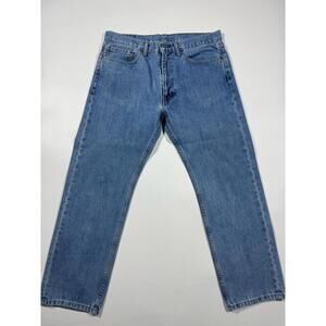 Levi’s 505 Straight Leg Jeans Men’s 36x30 Blue Denim Egypt Made